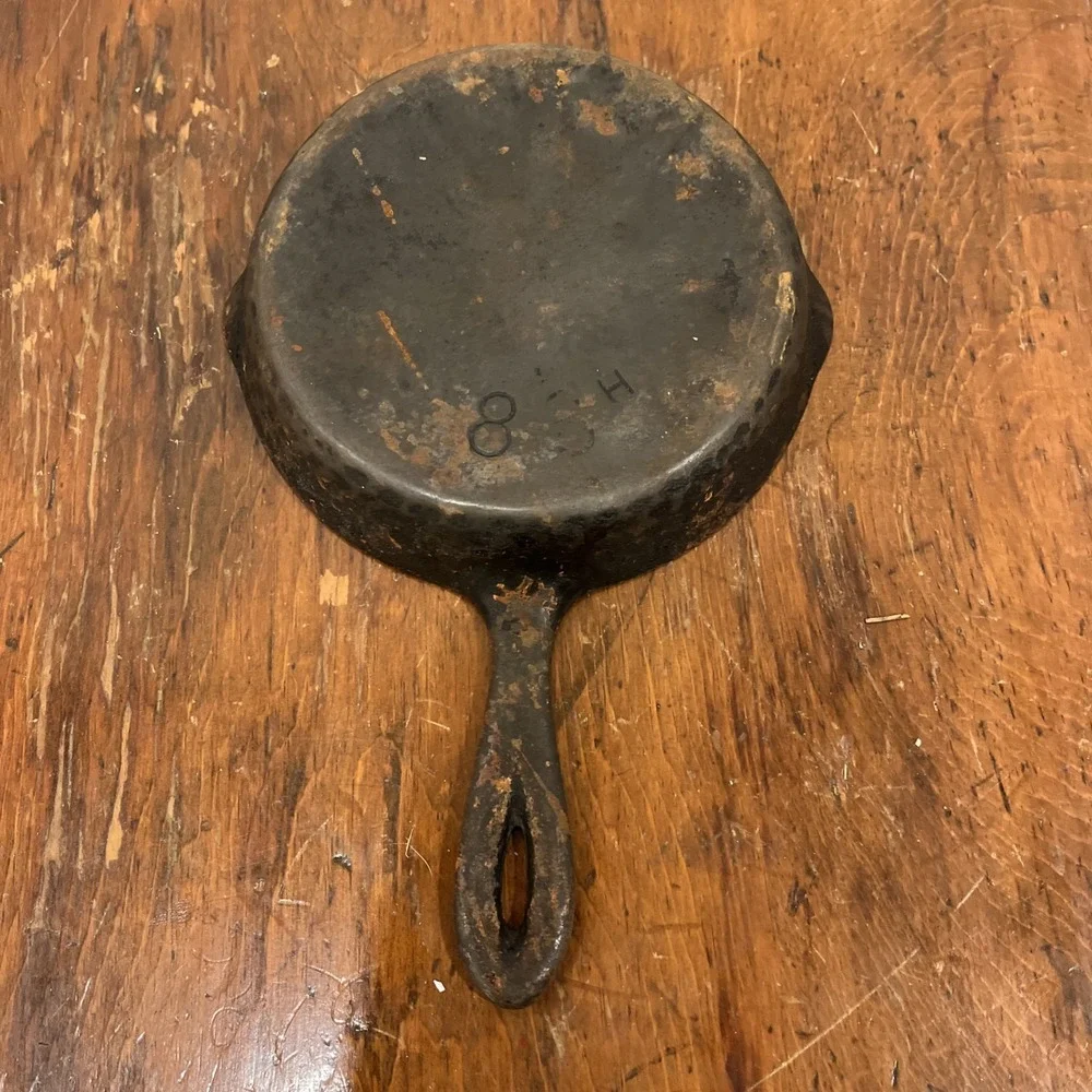 Hammered Finish Cast Iron 83H Skillet Fry Pan 83 H 6
